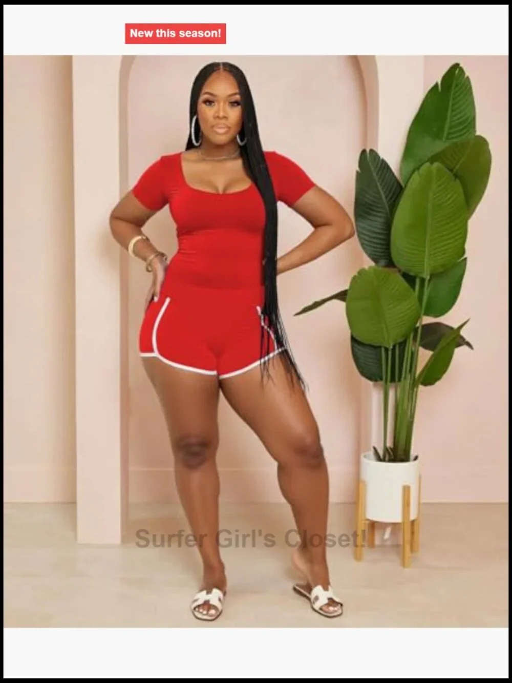 2 Piece Workout Sets Square Neck Crop Top Biker Shorts Matching Jogger Sets